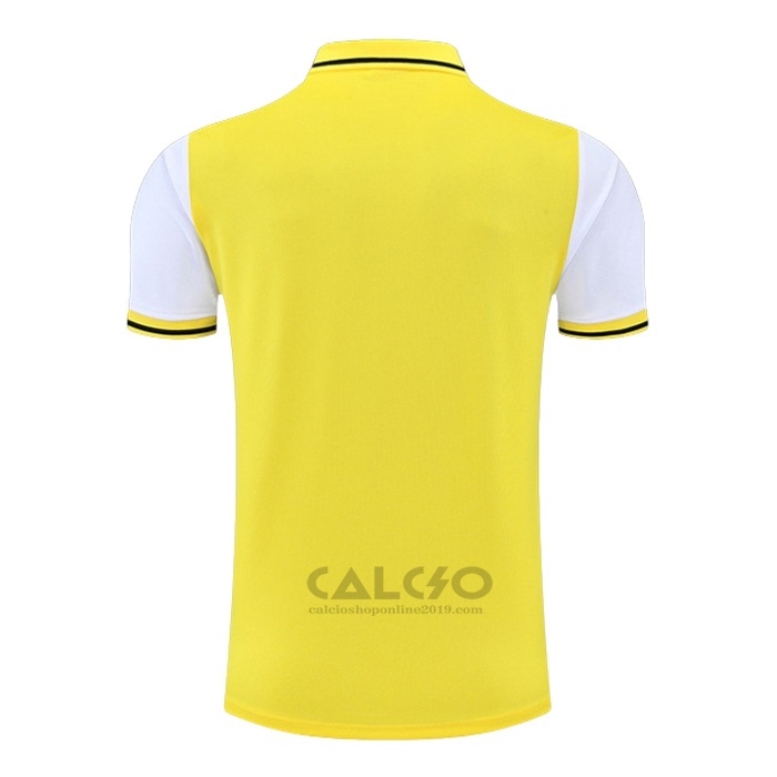 Maglia Polo Borussia Dortmund 2022-2023 Giallo e Bianco